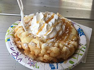 Oregon State Fair funnel cake