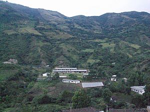 View of San Sebastián, Cauca