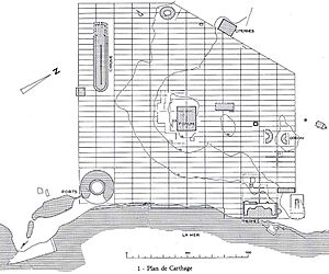 Plan carthage romaine