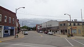 Business district along Center Street