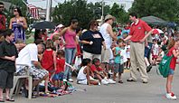 Senator David Holt at Bethany, OK Parade July 4 2011