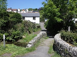 Stone footbridge, Winsford